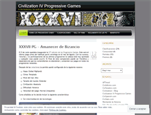 Tablet Screenshot of progressivegames.wordpress.com