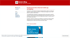 Desktop Screenshot of ibotasanjose.wordpress.com