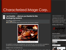 Tablet Screenshot of characterizedimage.wordpress.com