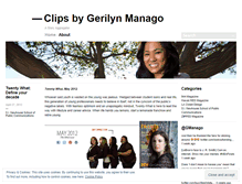Tablet Screenshot of gerilynmanago.wordpress.com