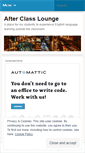 Mobile Screenshot of afterclasslounge.wordpress.com