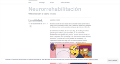 Desktop Screenshot of neurorehabilitacion.wordpress.com