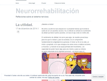 Tablet Screenshot of neurorehabilitacion.wordpress.com