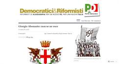 Desktop Screenshot of democraticieriformisti.wordpress.com