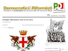 Tablet Screenshot of democraticieriformisti.wordpress.com