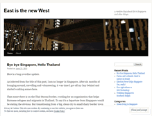 Tablet Screenshot of eastisthenewwest.wordpress.com