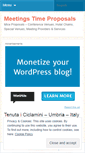 Mobile Screenshot of meetingtime.wordpress.com