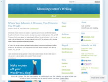 Tablet Screenshot of educatingwomen.wordpress.com