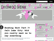 Tablet Screenshot of homogenii.wordpress.com