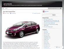 Tablet Screenshot of jerrystoyota.wordpress.com