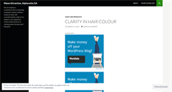 Desktop Screenshot of maneattraction.wordpress.com