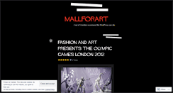 Desktop Screenshot of mallforart.wordpress.com