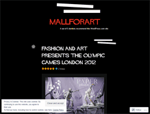 Tablet Screenshot of mallforart.wordpress.com