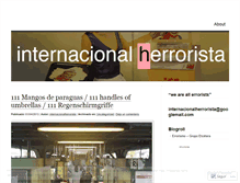 Tablet Screenshot of internacionalherrorista.wordpress.com