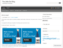 Tablet Screenshot of littleowlblog.wordpress.com