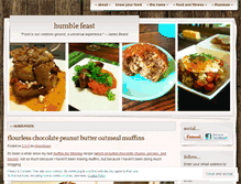Tablet Screenshot of humblefeast.wordpress.com