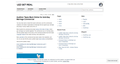 Desktop Screenshot of lezgetreal.wordpress.com