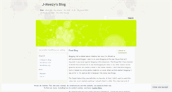 Desktop Screenshot of jmeezy.wordpress.com