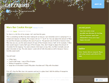 Tablet Screenshot of geezabird.wordpress.com