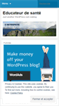 Mobile Screenshot of educateurdesante.wordpress.com