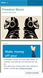 Mobile Screenshot of freedomthemusic.wordpress.com