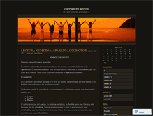 Tablet Screenshot of cuerposenaccion.wordpress.com