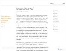 Tablet Screenshot of joshuawhitephotography.wordpress.com