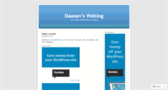 Desktop Screenshot of daasan.wordpress.com