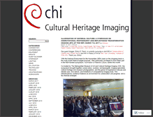 Tablet Screenshot of culturalheritageimaging.wordpress.com