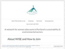 Tablet Screenshot of pdxgreenwomen.wordpress.com