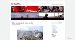 Desktop Screenshot of 4cuartillas.wordpress.com