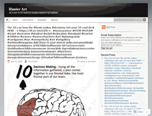 Tablet Screenshot of michellehunterart.wordpress.com