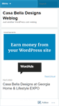 Mobile Screenshot of casabelladesigns.wordpress.com