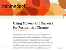 Tablet Screenshot of mahmudpoll.wordpress.com