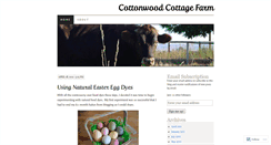 Desktop Screenshot of cottonwoodcottagefarm.wordpress.com