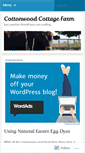 Mobile Screenshot of cottonwoodcottagefarm.wordpress.com