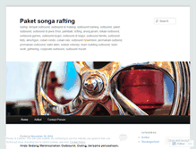 Tablet Screenshot of paketsongaraftingblog.wordpress.com