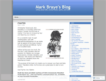 Tablet Screenshot of markbraye.wordpress.com