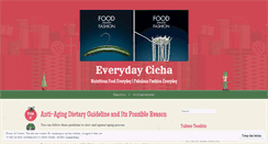 Desktop Screenshot of everydaycicha.wordpress.com