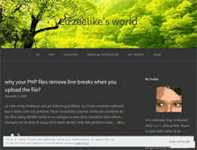 Tablet Screenshot of lizzeelike.wordpress.com