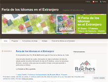 Tablet Screenshot of feriadelosidiomas.wordpress.com