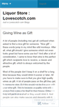 Mobile Screenshot of lovescotchliquor.wordpress.com