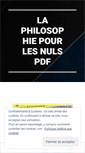 Mobile Screenshot of laphilosophiepourlesnulspdf.wordpress.com