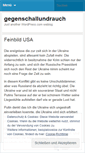 Mobile Screenshot of gegenschallundrauch.wordpress.com