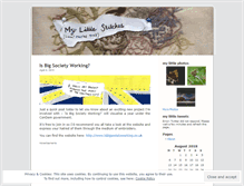 Tablet Screenshot of mylittlestitches.wordpress.com