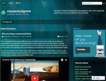 Tablet Screenshot of ciaranmulgrew.wordpress.com