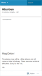 Mobile Screenshot of abulous.wordpress.com