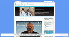 Desktop Screenshot of messianicreport.wordpress.com