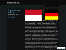 Tablet Screenshot of andrescious.wordpress.com