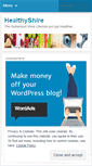 Mobile Screenshot of healthyshire.wordpress.com